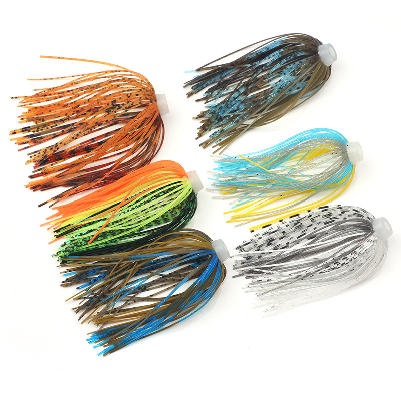 5 pcs/lot 88 Strands 64mm Sili - đánh giá và giá Fishing Lure Buzzbait