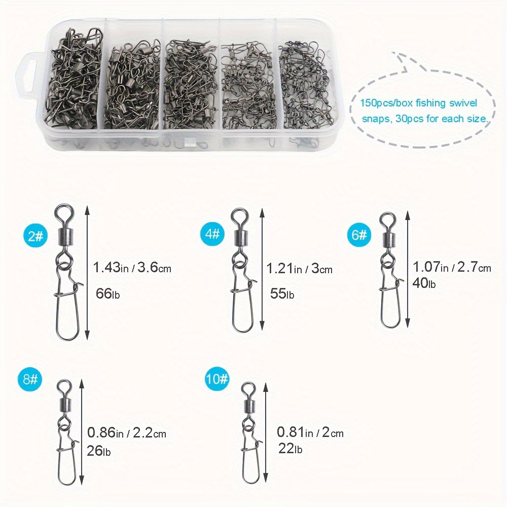 95/210 PCS Set Fishing Connect - đánh giá và giá Fishing Lure Accessories
