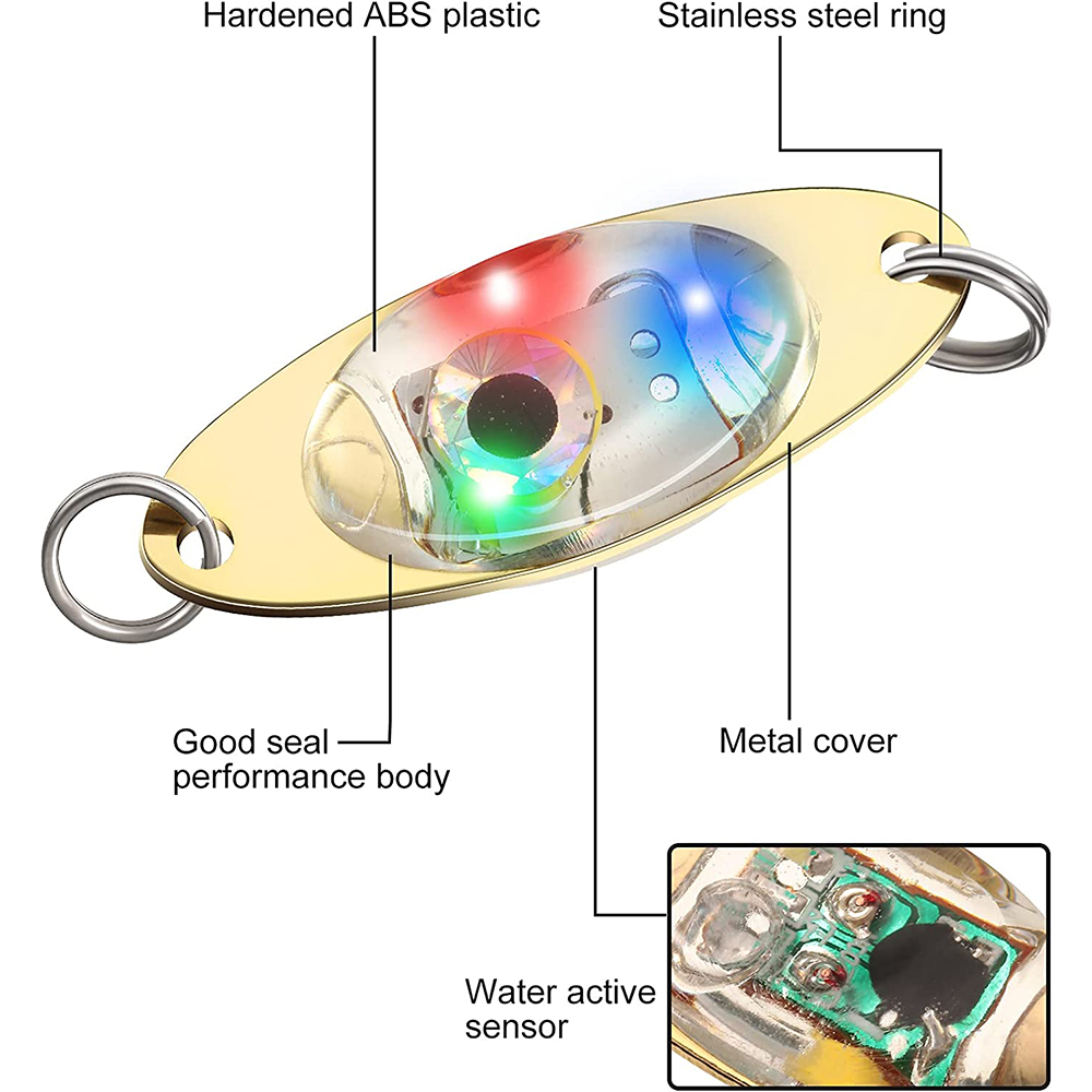 PRO BEROS LED Fishing Deep Dro - đánh giá và giá Fishing Lure Spoon