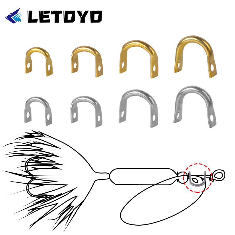 LETOYO 100pcs Folded Clevises  - đánh giá và giá Fishing Lure Spoon